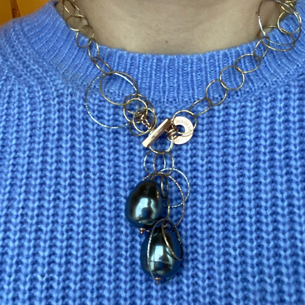 Ippocampo pearl necklace